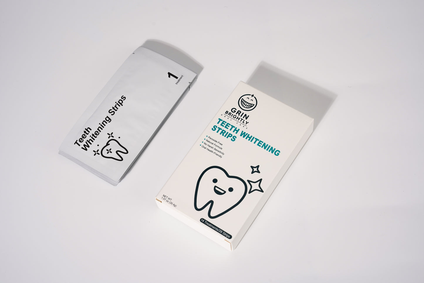 Grin Brightly Teeth Whitening Strips